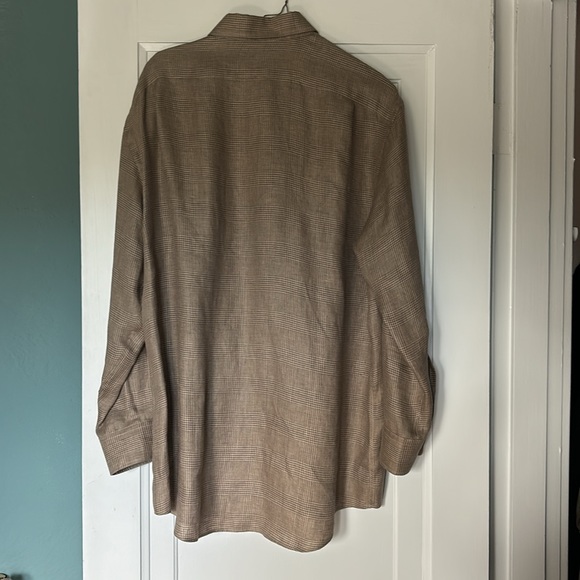 Ralph Lauren Purple Label XL Linen Shirt - Picture 2 of 4